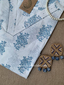 "Archana" Boota Cotton kurta - Big Size