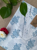 "Archana" Boota Cotton kurta - Big Size