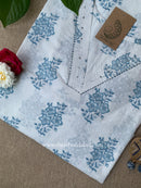 "Archana" Boota Cotton kurta - Big Size