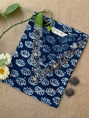 "Manara" Hand Embroidered Block Printed Cotton kurta - 4XL, 5XL