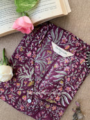 "Sumar" Hand Block Printed Cotton Shirt