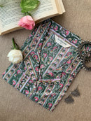 "Avni" Hand Block Printed Cotton Shirt