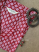 "Ruby" Block Printed Cotton Top