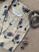 "Anaya" Hand Block Printed Cotton Shirt