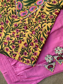 "Sona" Hand Block Printed Kurta with Afghan Pant-2pc