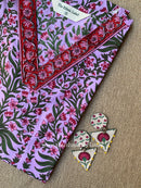 "Charvi" Floral Cotton kurta