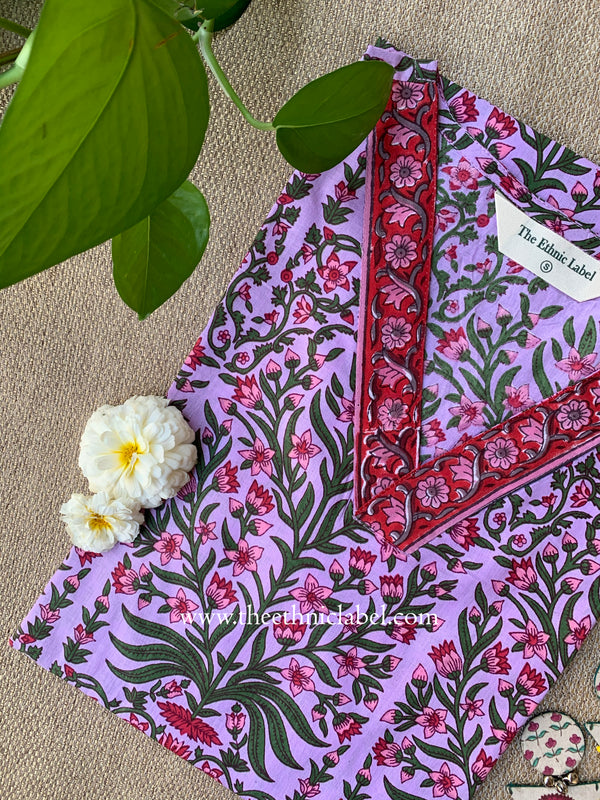 "Charvi" Floral Cotton kurta