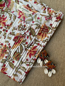 "Shireen" Hand Block Printed Cotton kurta