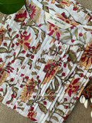 "Shireen" Hand Block Printed Cotton kurta