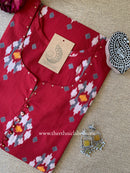 "Sehr" Printed Ikat Cotton kurta