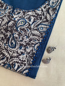 "Sara" Blue Handwork Cotton kurta