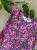 "Gulshan" Hand Block Printed Handwork Cotton kurta