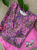 "Bela" Hand Block Printed Kurta with Afghan Pant- 2pc