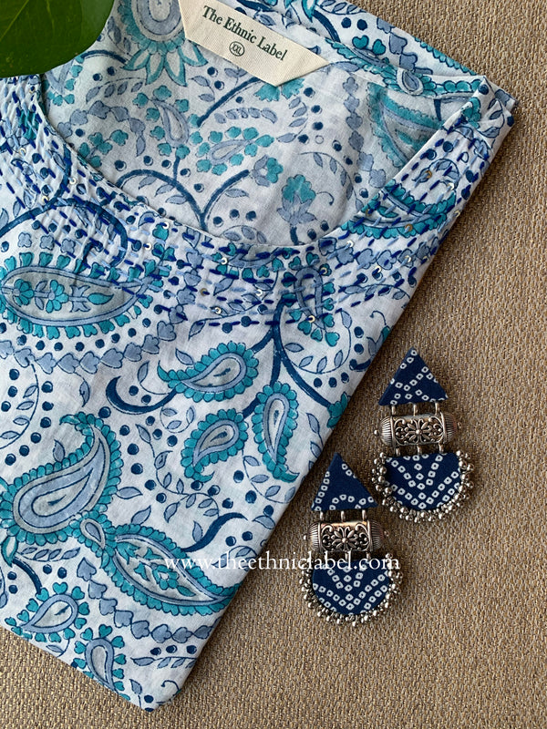 "Kairi" Handwork Cotton kurta