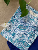 "Roop" Hand Block Printed Kurta with Straight Pants- 2pc