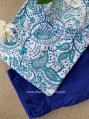 "Roop" Hand Block Printed Kurta with Straight Pants- 2pc