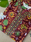 "Rohini" Block Printed Handwork Cotton kurta