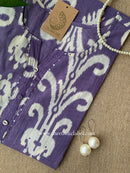 "Nilika" Ikat Cotton kurta - Big Size