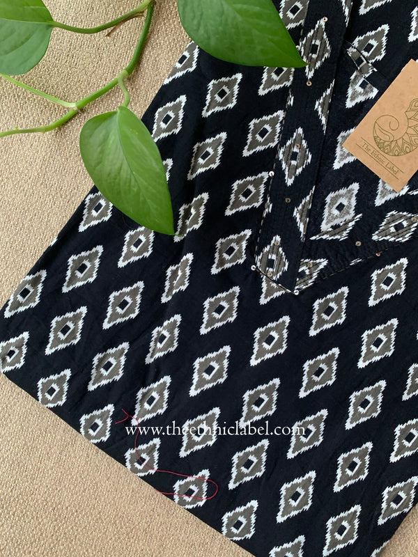 "Paheli" Kantha Cotton kurta - Big Size