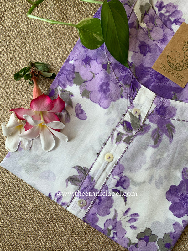 "Vibha" Kantha Cotton kurta