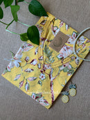 Bahaar Kantha Cotton kurta- S, XXL