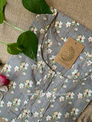 "Saumya" Buttoned Cotton kurta