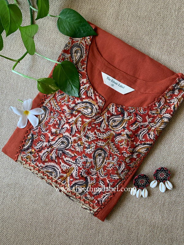 "Sara" Handwork Cotton kurta