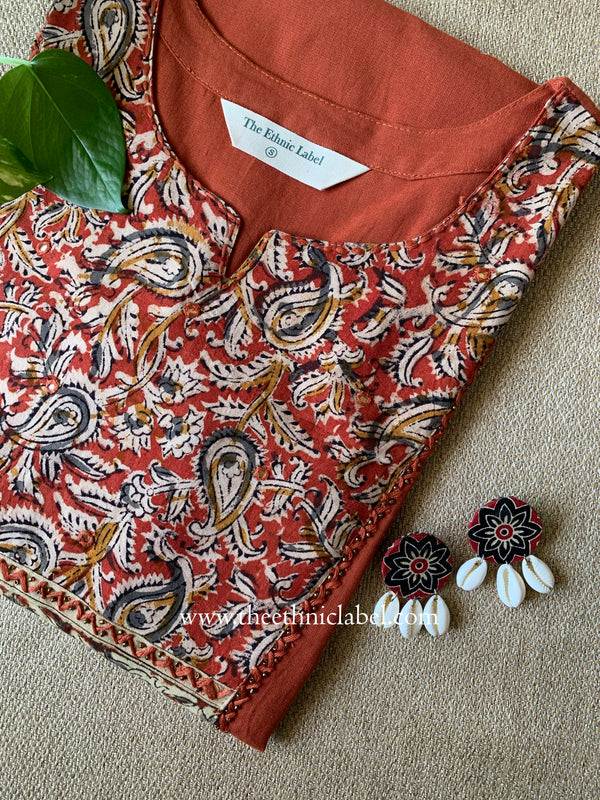 "Sara" Handwork Cotton kurta