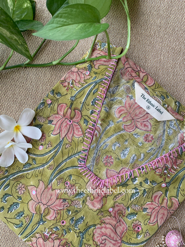 "Tapasvi" Handwork Cotton kurta