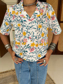 "Sanvi" Hand Block Printed Cotton Shirt