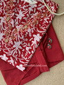 "Archita" Hand Block Printed Kurta with Straight Pant-2pc