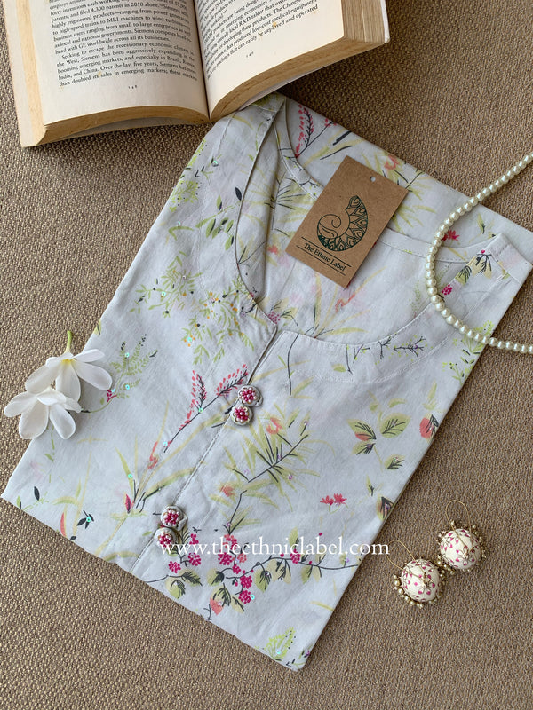 "Kshama" Handwork Cotton kurta