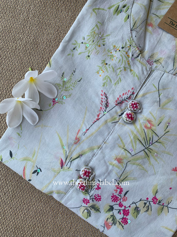 "Kshama" Handwork Cotton kurta