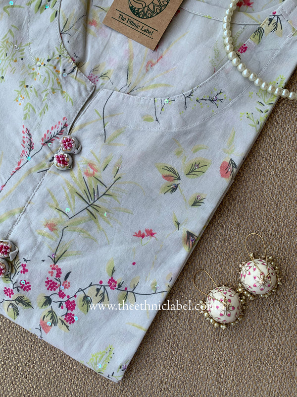 "Kshama" Handwork Cotton kurta