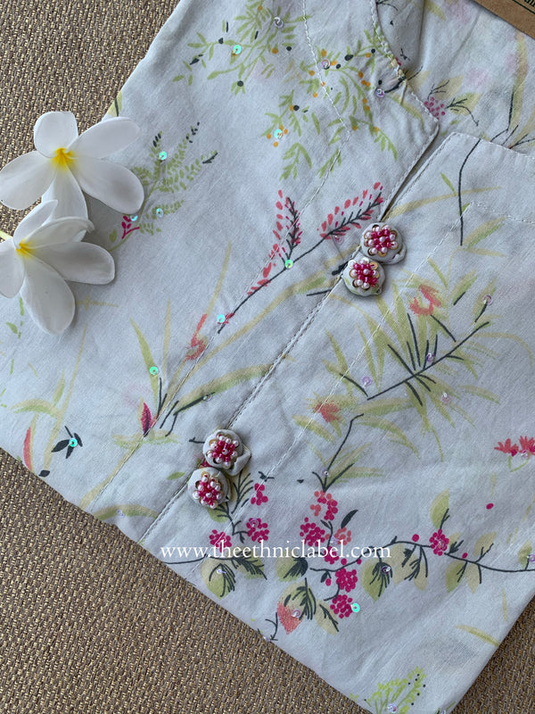 "Kshama" Handwork Cotton kurta