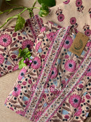 "Virika" Cotton Kurta Set(3pc) - S