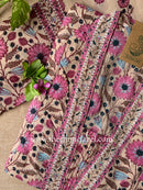 "Virika" Cotton Kurta Set(3pc) - S