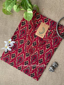 "Milan" Ikat Cotton kurta