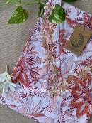 "Ragavi" Hand Embroidered Block Printed Cotton kurta