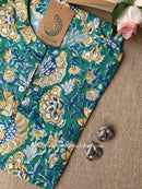 "Mahru" Block Printed Cotton Short kurta