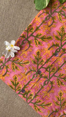 "Shikha" Block Printed Cotton Short kurta