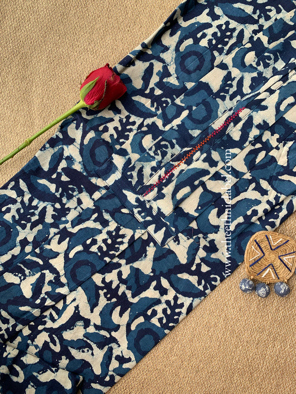 "Dabu" Block Printed Cotton Short kurta