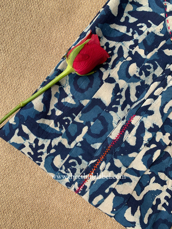 "Dabu" Block Printed Cotton Short kurta