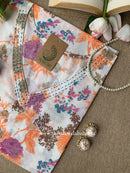 "Maya" Kantha Cotton kurta - Big Size