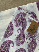 "Sangam" Cotton Kurta Set with Cotton Dupatta(3pc)