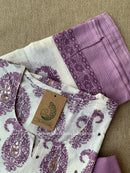 "Sangam" Cotton Kurta Set with Cotton Dupatta(3pc)