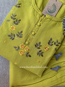 "Preeti" Embroidered Kurta with Straight Pant-2pc