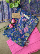 "Saanvi" Handembroidered Cotton Kurta Set - 3pc