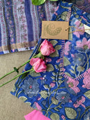 "Saanvi" Handembroidered Cotton Kurta Set - 3pc