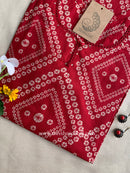 "Reenam" Bandhani Laced Cotton Kurta